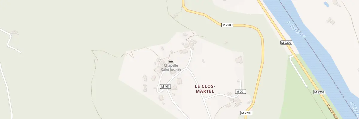 Plan du 43 Rte du Clos Martel au Broc
