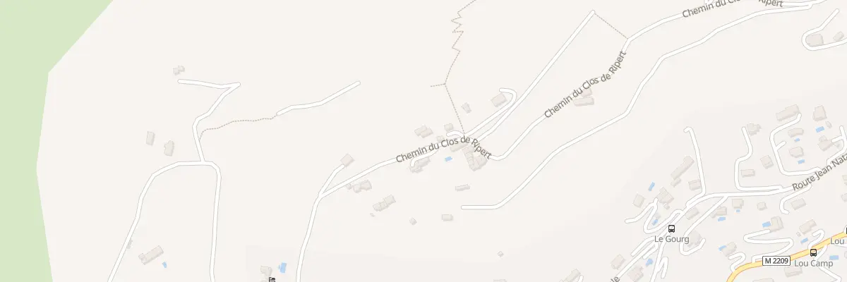 Plan du 449 Che de l’Eouze à Carros
