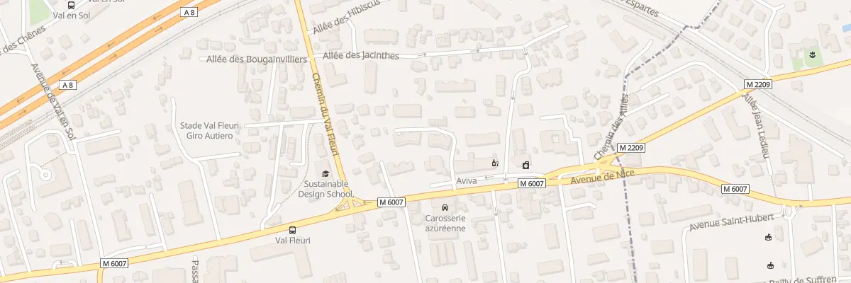 Plan du 155 Av de Nice à Cagnes-sur-Mer