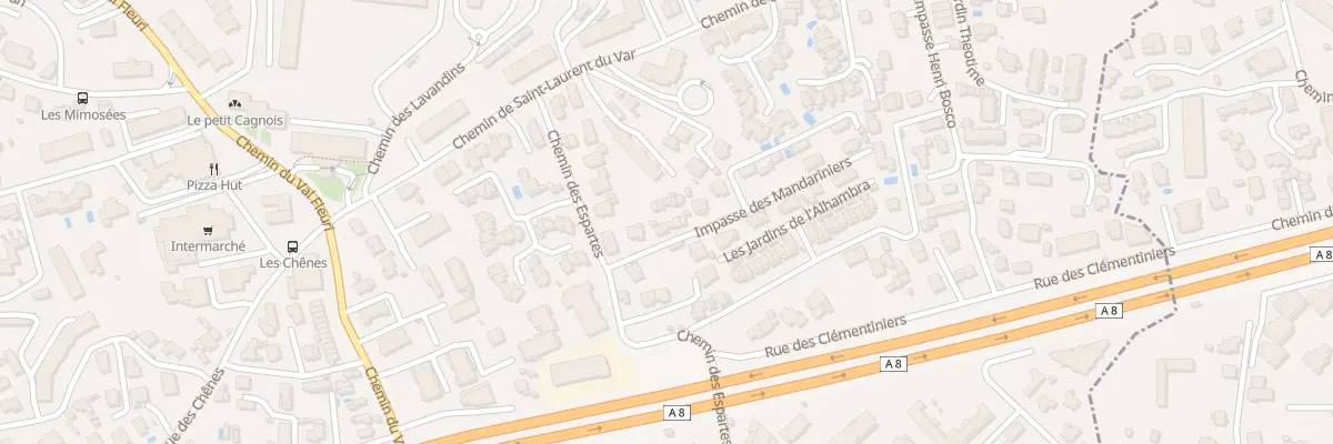 Plan du 9B Che des Espartes à Cagnes-sur-Mer