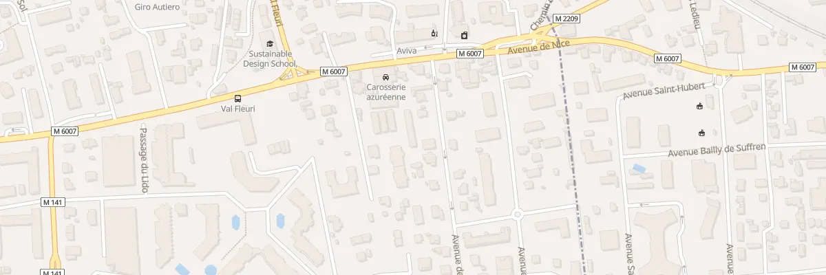 Plan du 25A Av des Vespins à Cagnes-sur-Mer