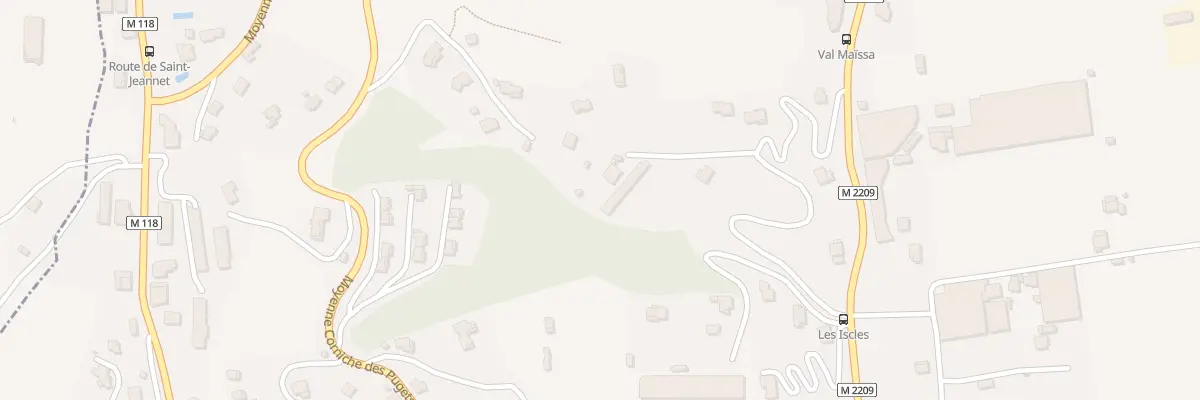 Plan du 1353D Rte de la Baronne Rn209 à Saint-Laurent-du-Var