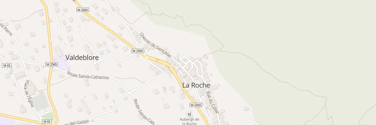 Plan du 5261A La Roche à Valdeblore