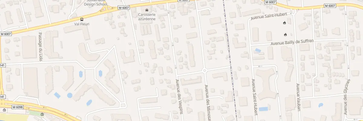 Plan du 22 Av des Vespins à Cagnes-sur-Mer