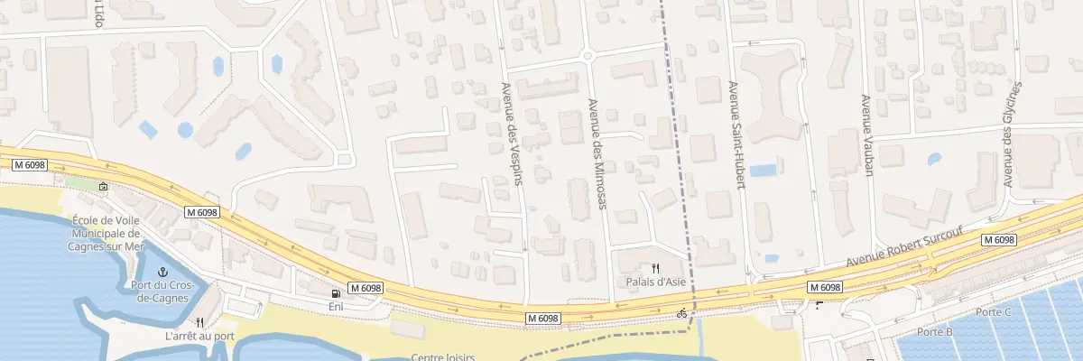 Plan du 8 Av des Vespins à Cagnes-sur-Mer