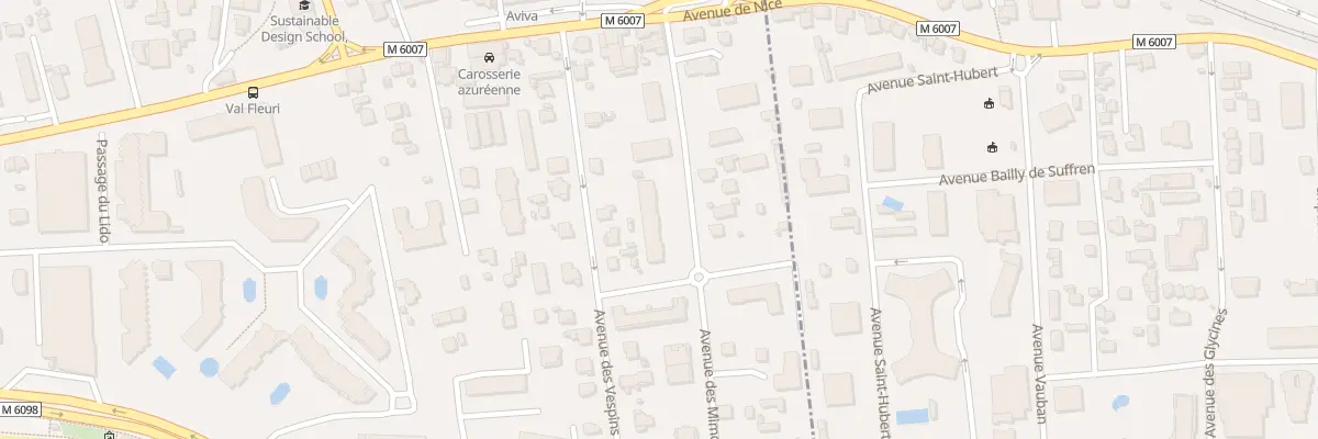 Plan du 17 Av des Mimosas à Cagnes-sur-Mer
