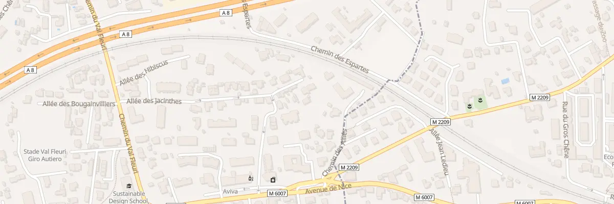 Plan du 20 Rue des Jacinthes à Cagnes-sur-Mer
