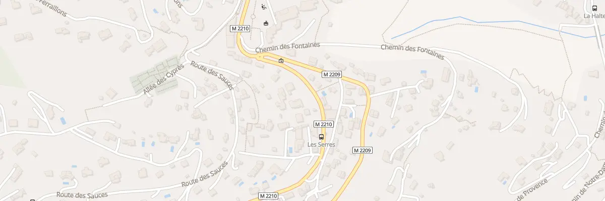 Plan du 244 Rte de Vence à Gattières
