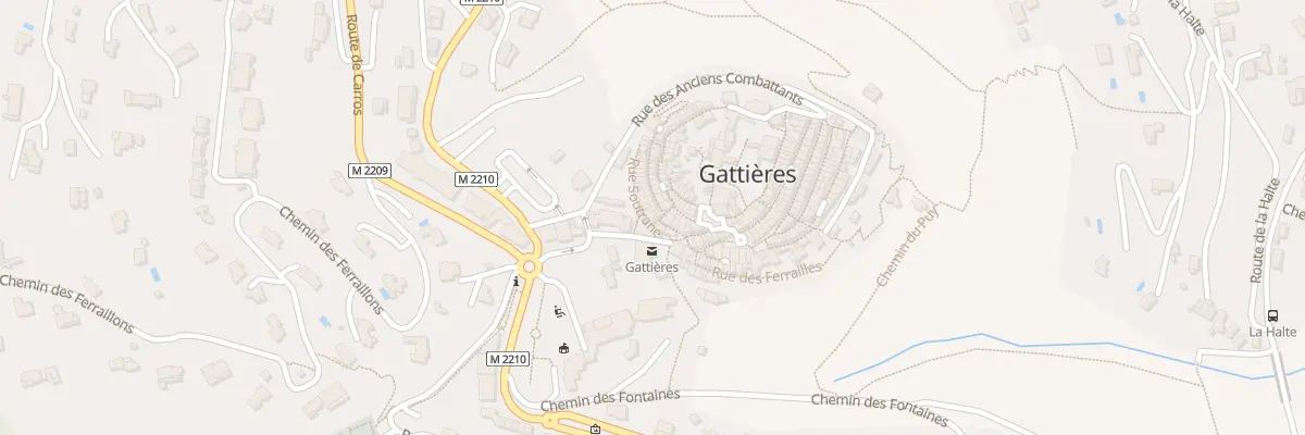 Plan du 10 Rue Soutrane à Gattières