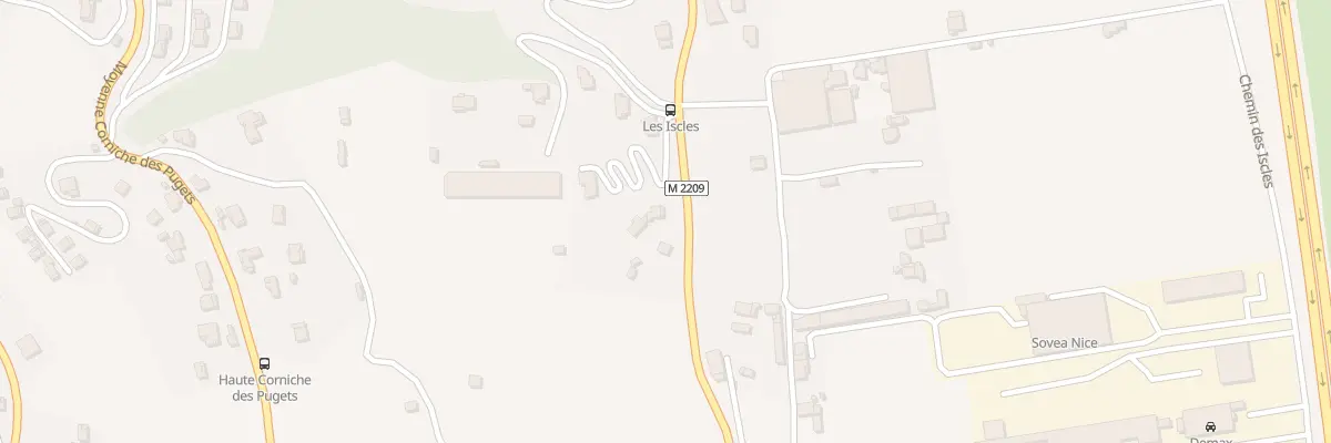Plan du 1009A Rte de la Baronne Rn209 à Saint-Laurent-du-Var