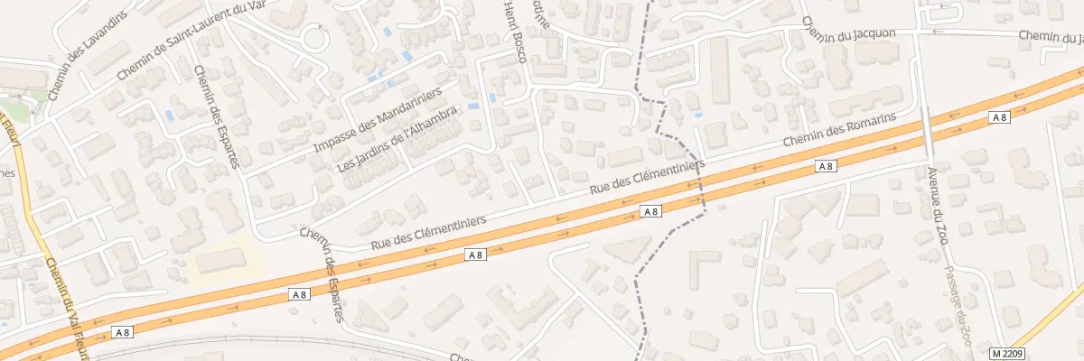 Plan du 1 Imp des Clémentiniers à Cagnes-sur-Mer