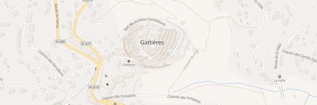 Plan du 12 Rue de la Place à Gattières