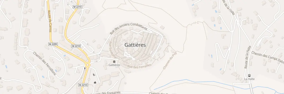 Plan du 19 Rue de la Place à Gattières