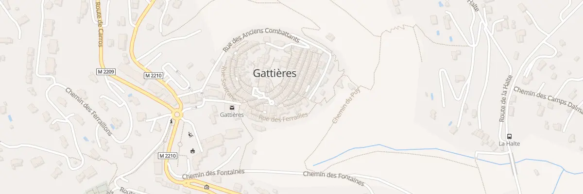 Plan du 2A Rue du 8 mai 1945 à Gattières