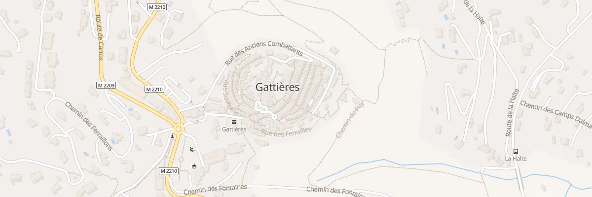 Plan du 16 Rue de la Place à Gattières