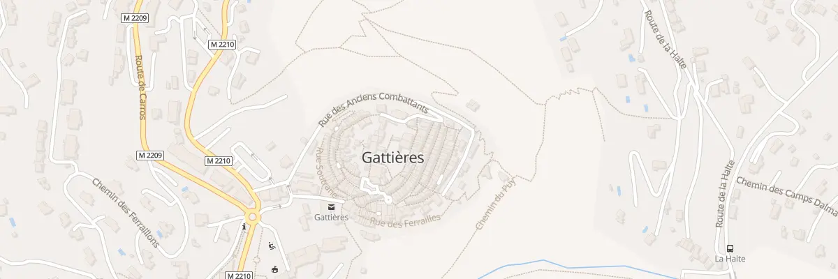 Plan du 9 Rue du Château à Gattières