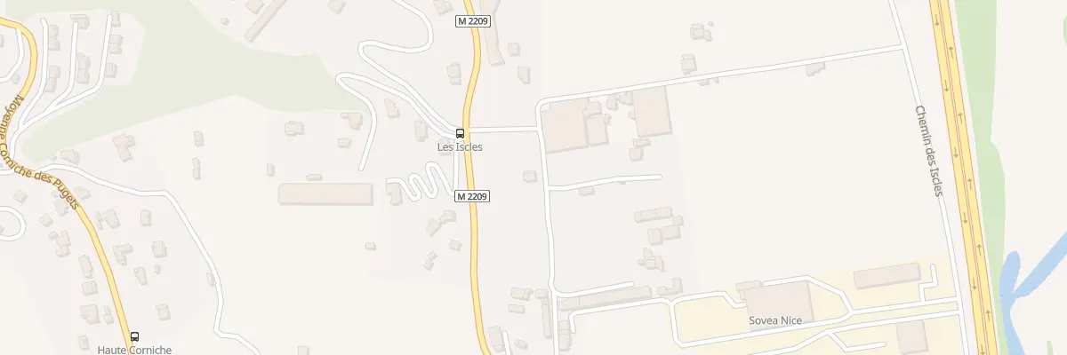 Plan du 1252E Rte de la Baronne Rn209 à Saint-Laurent-du-Var
