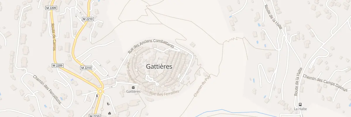 Plan du 36 Rue de la Place à Gattières