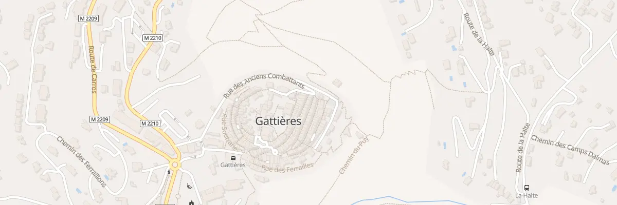 Plan du 38 Rue de la Place à Gattières