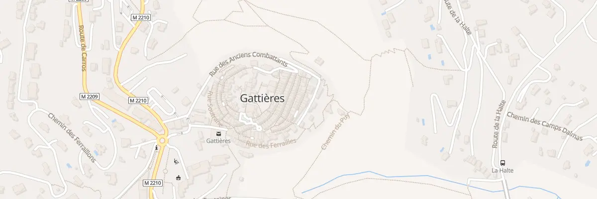 Plan du 34A Cae dou Cantoun à Gattières