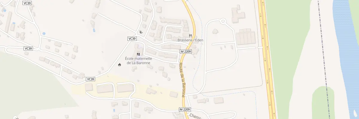 Plan du 215 Rte Metropolitaine 2209 à La Gaude