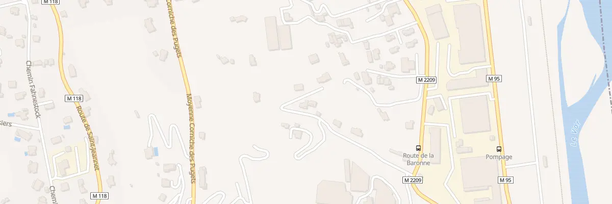 Plan du 1393 Rte des Pugets à Saint-Laurent-du-Var
