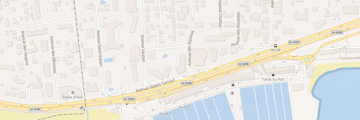 Plan du 2 Av Robert Surcouf à Saint-Laurent-du-Var