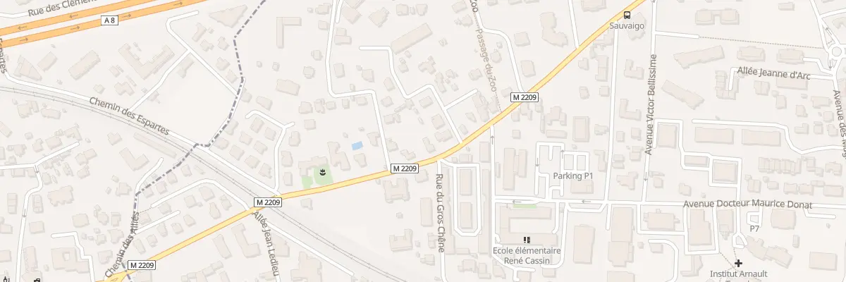 Plan du 407 Av Pierre Sauvaigo à Saint-Laurent-du-Var
