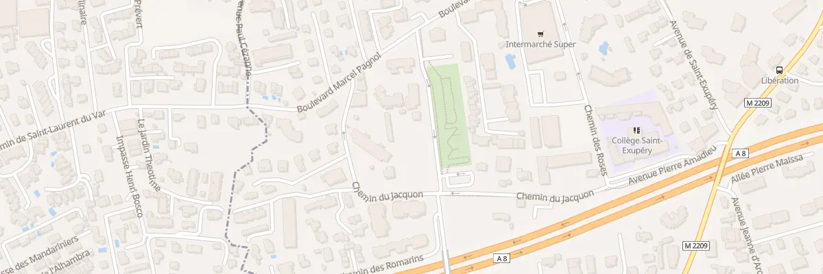 Plan du 381 All Jean de Florette à Saint-Laurent-du-Var