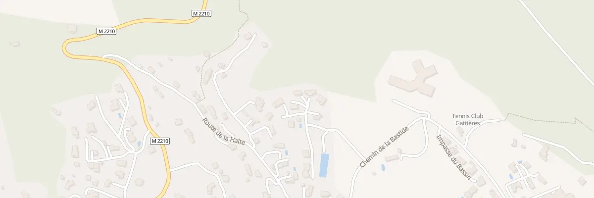 Plan du 460 Che de la Bastide à Gattières