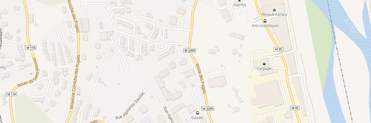 Plan du 733 Rte des Pugets à Saint-Laurent-du-Var