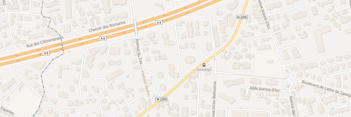 Plan du 611 Av Pierre Sauvaigo à Saint-Laurent-du-Var