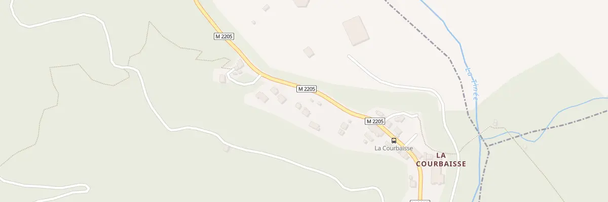 Plan du 343 Rte de la Tinée à Tournefort