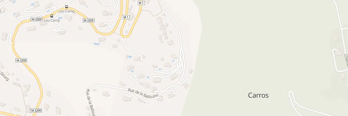 Plan du 269 Rte de la Ginestière à Carros