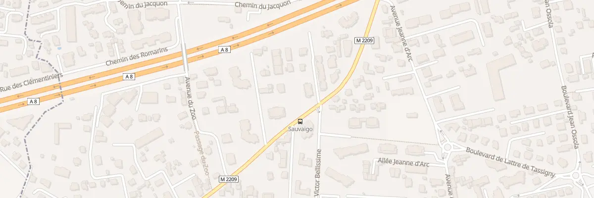 Plan du 711 Av Pierre Sauvaigo à Saint-Laurent-du-Var