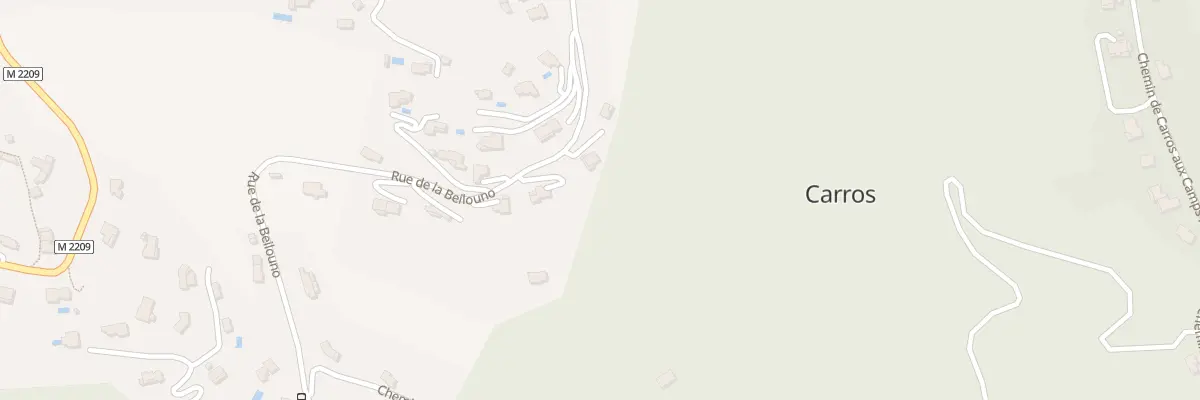 Plan du 371 Rte de la Ginestière à Carros