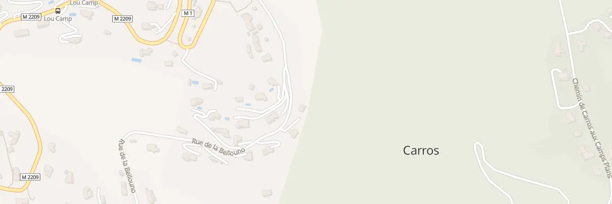 Plan du 325 Rte de la Ginestière à Carros