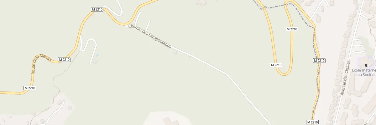 Plan de Che des Escapouteous à Gattières