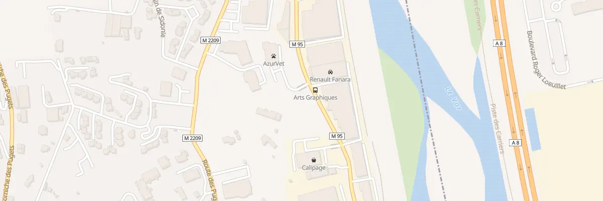Plan du 896 Rte des Pugets à Saint-Laurent-du-Var