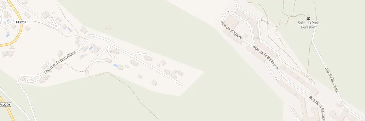 Plan du 217 Tra de Bonvillards à Carros