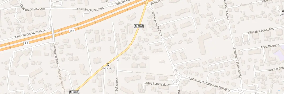 Plan du 812 Av Pierre Sauvaigo à Saint-Laurent-du-Var