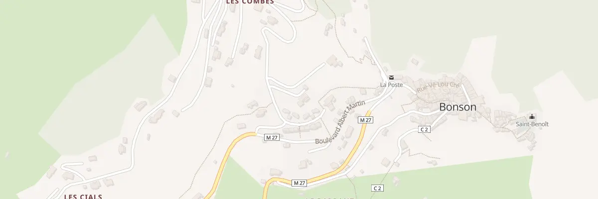 Plan du 5268 Le Barbant à Bonson