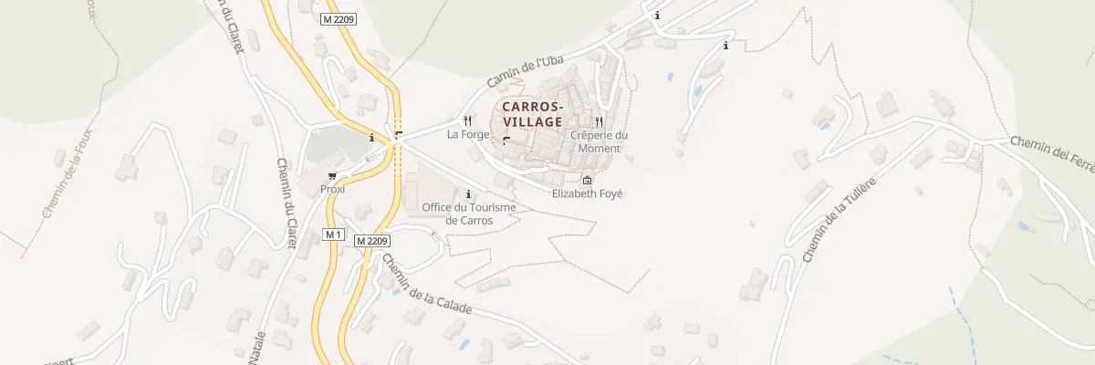 Plan du 5 Rue de la Font à Carros