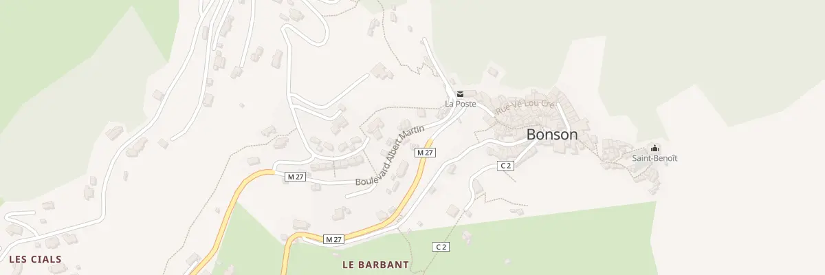 Plan du 5203 Le Barbant à Bonson