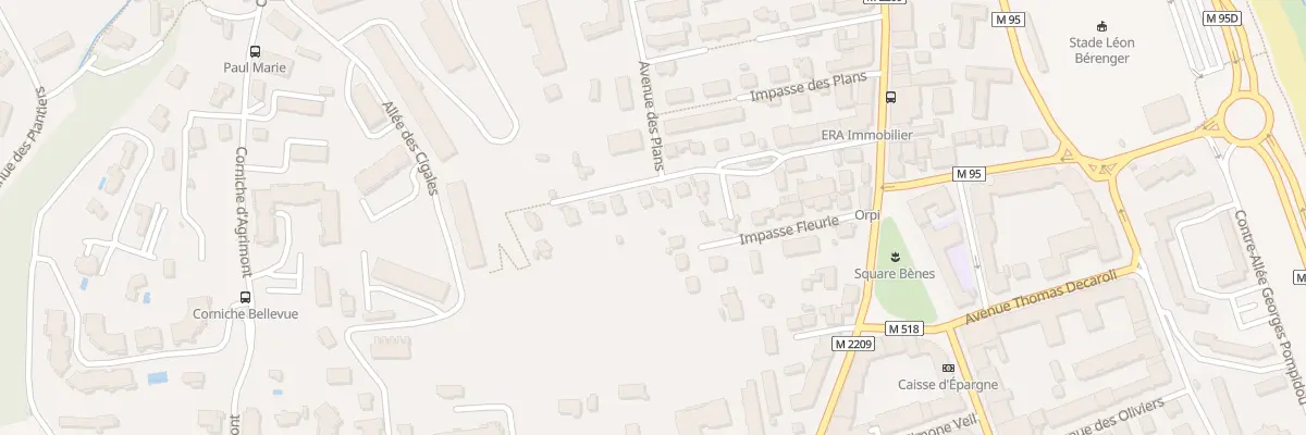 Plan du 195 Bd Louis Roux à Saint-Laurent-du-Var