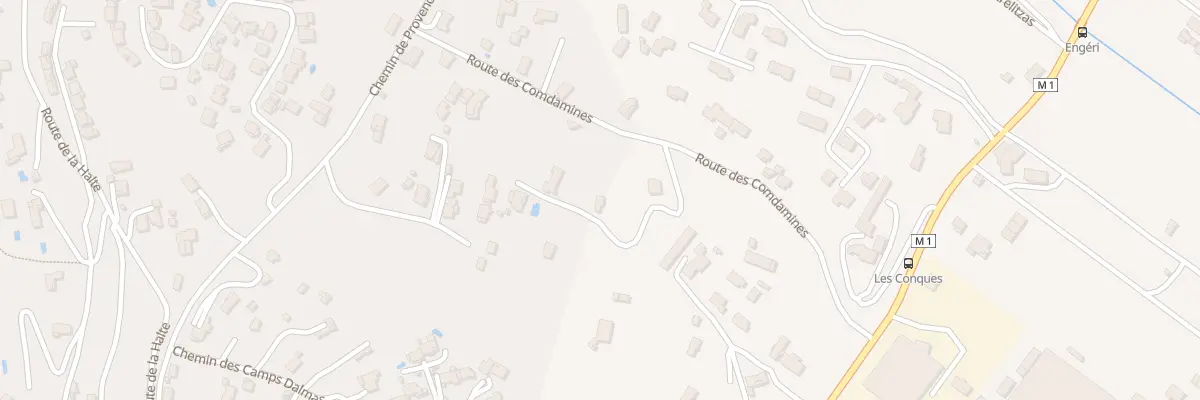 Plan du 226 Rte des Condamines à Gattières