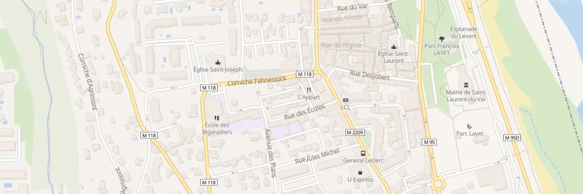 Plan du 30 Rue Menica Rondelly à Saint-Laurent-du-Var