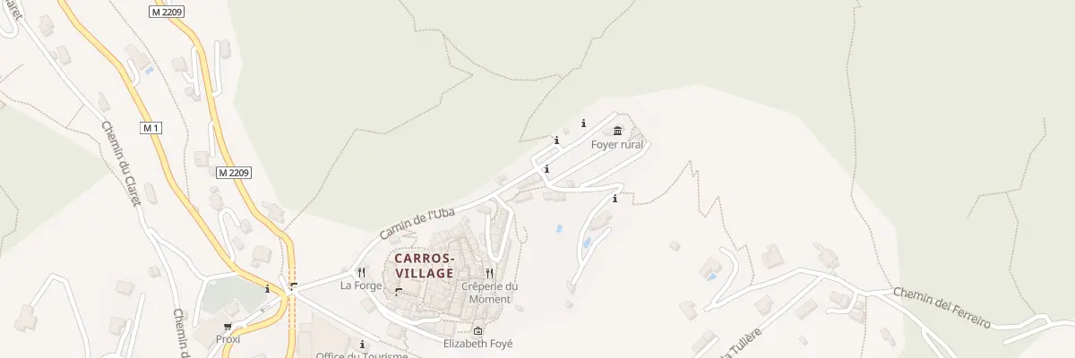 Plan du 6 Pl du Puy à Carros