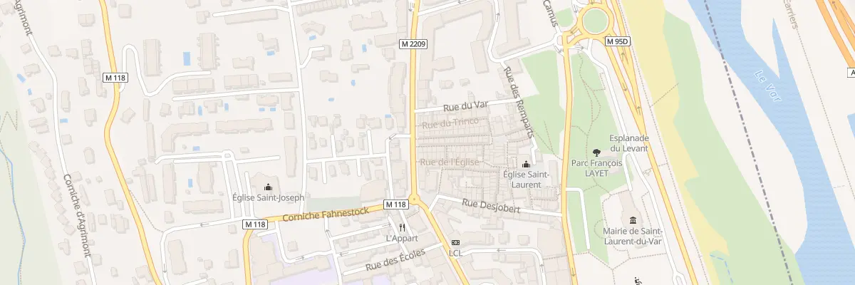 Plan du 11 Rue Honore Geoffroy à Saint-Laurent-du-Var