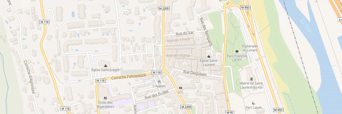 Plan du 12 Rue de l’Eglise à Saint-Laurent-du-Var